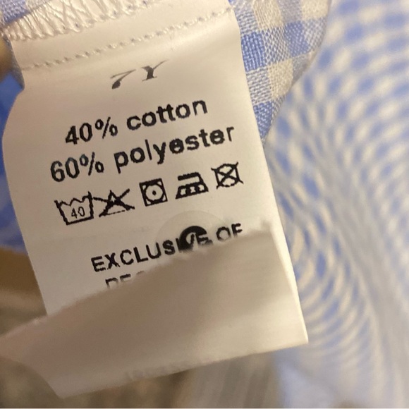 Little Maven Blue Gingham Dress with Duck Embroidery Appliqué NWT Size 7 - Picture 5 of 5